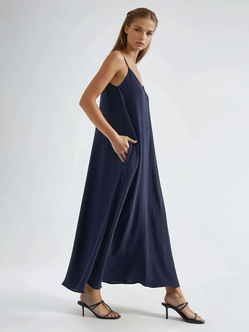 HICCUP A-Form Maxi Dress